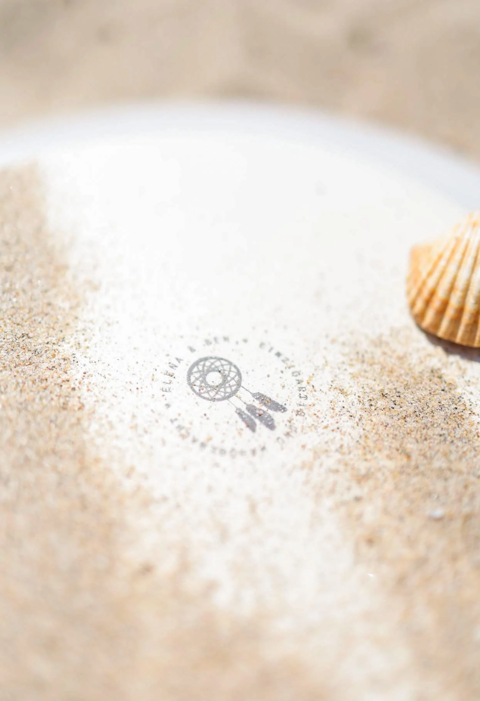 4er große Teller SET (Perlmutt matt)