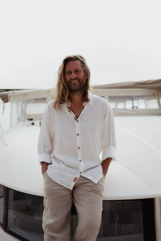 UNISEX Leinenhemd ARMONA - Natur