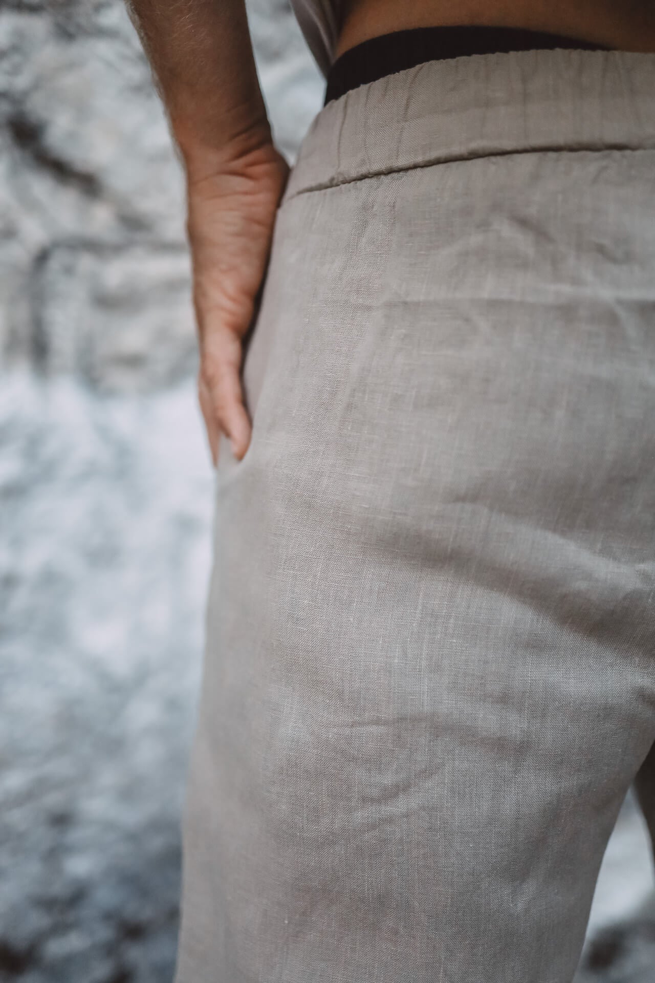 Leinenhose FINDUS (unisex) - Sand