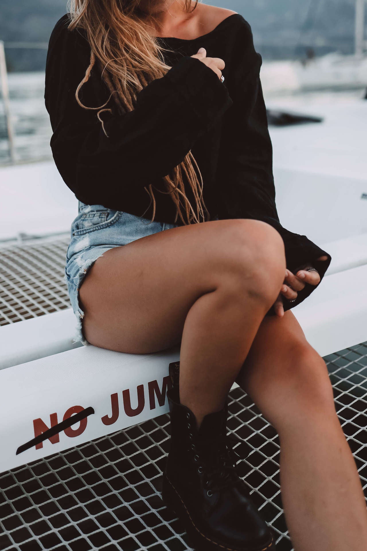 Leinenshirt MOANA - Schwarz