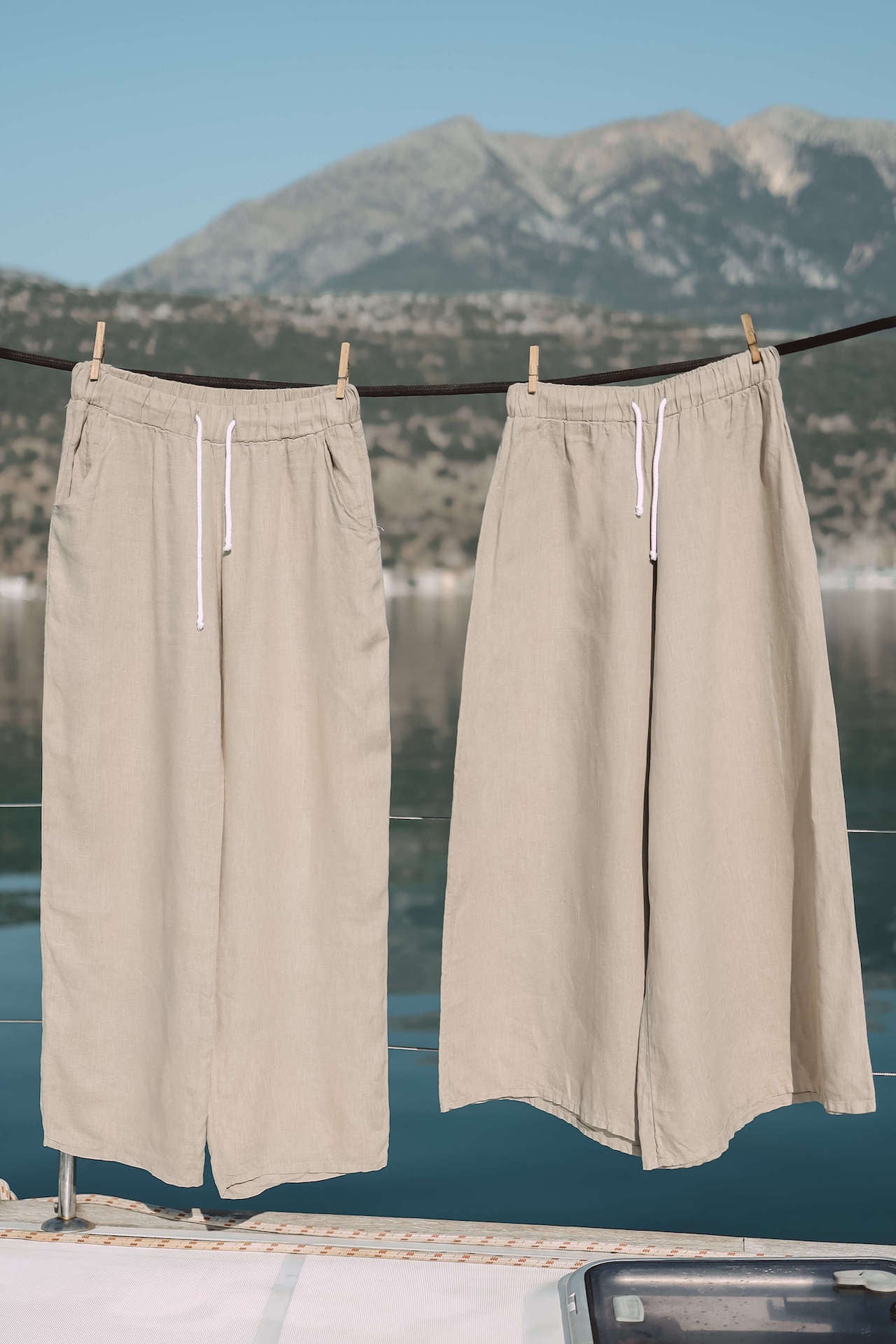 Leinenhose FINDUS (unisex) - Sand