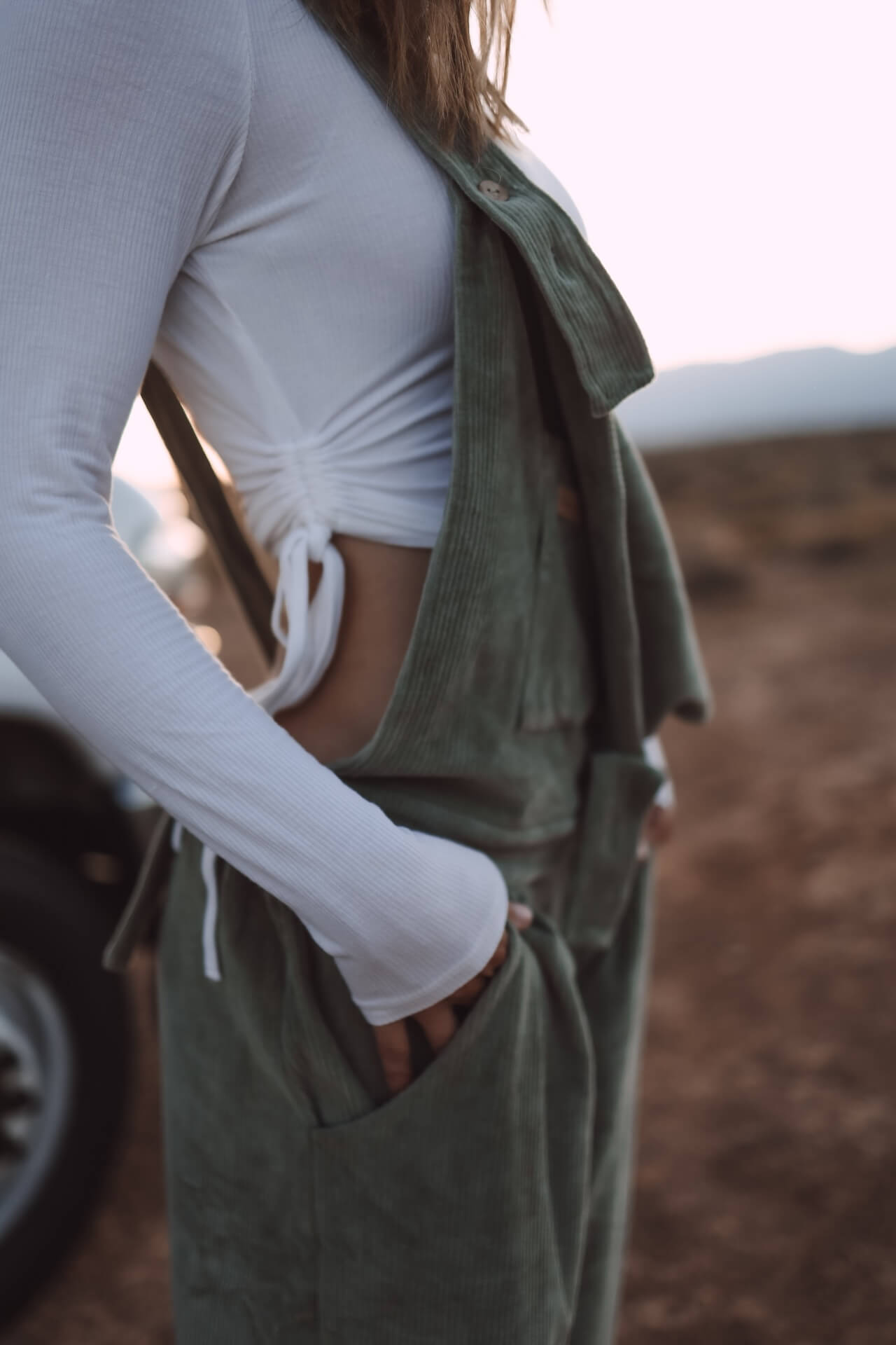 Cord Overall DESERTA - Olive