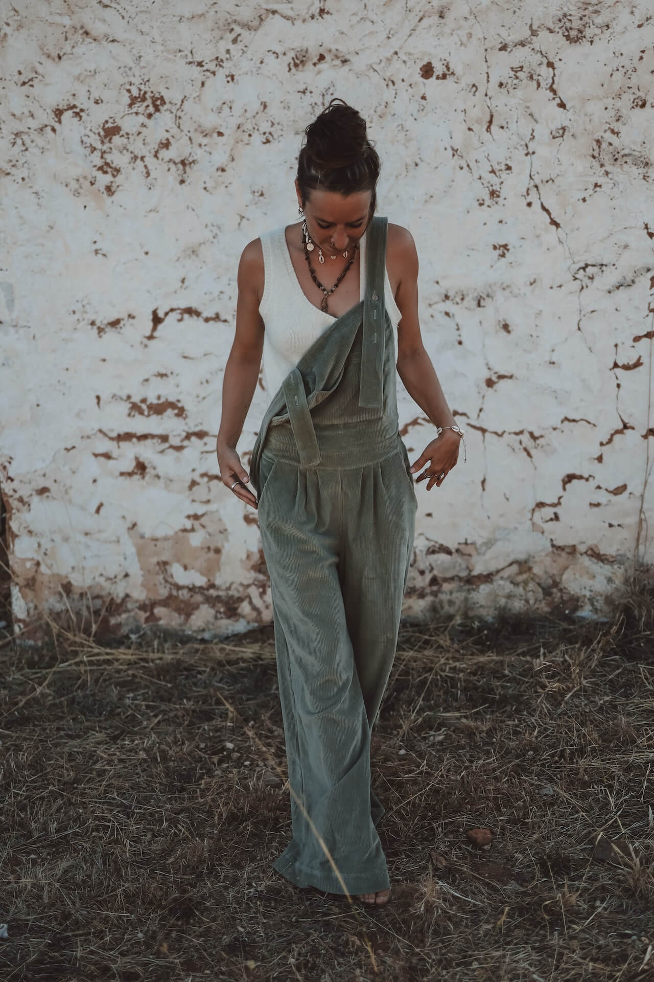 Cord Overall DESERTA - Olive