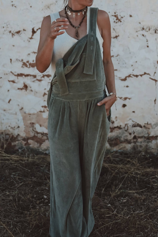 Cord Overall DESERTA - Olive
