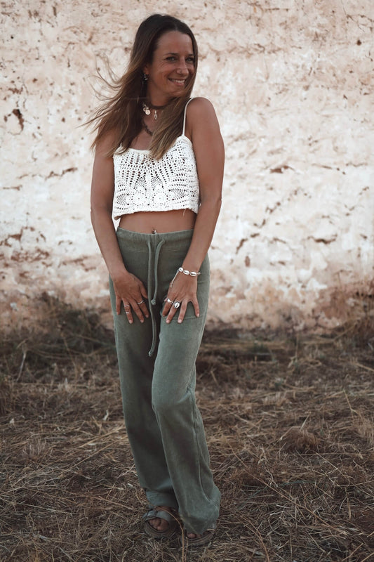 Cord Hose CULATRA - Olive