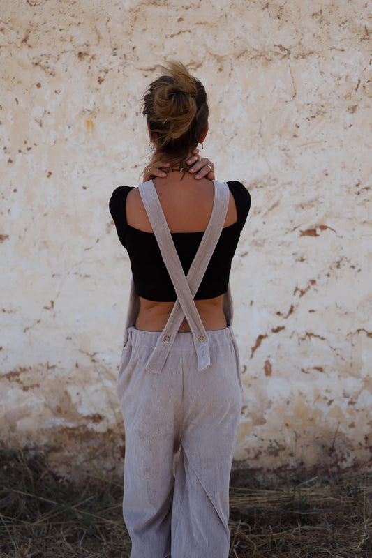 Cord Overall DESERTA - Taupe