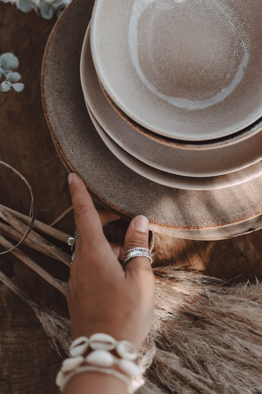 Dinner SET (Kaffeebraun)