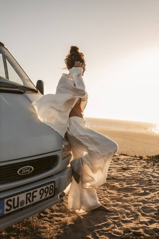 UNISEX Leinenhemd ARMONA - Natur