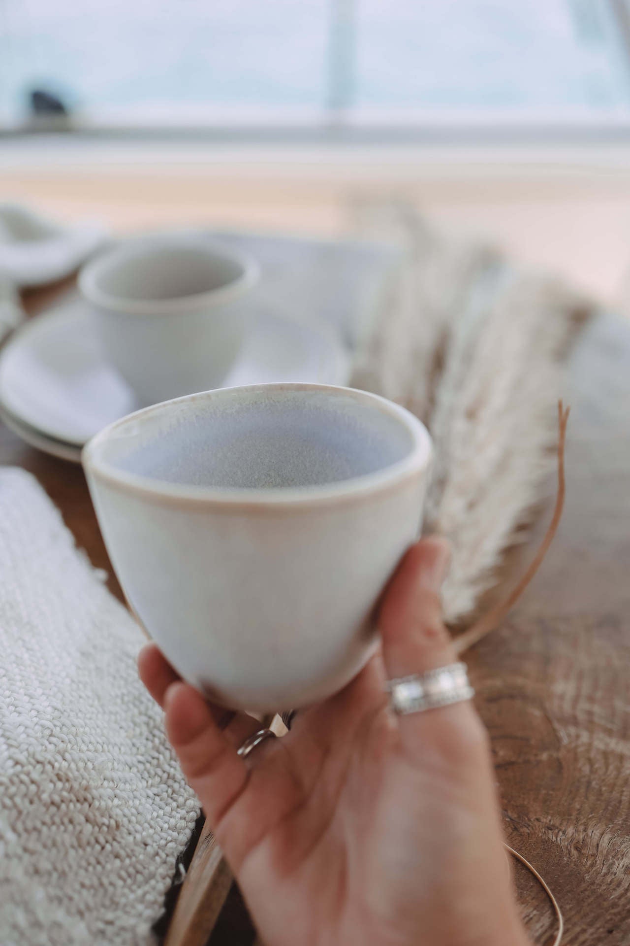 Kleine Tasse PERLE (Perlmutt matt) – elenaundben