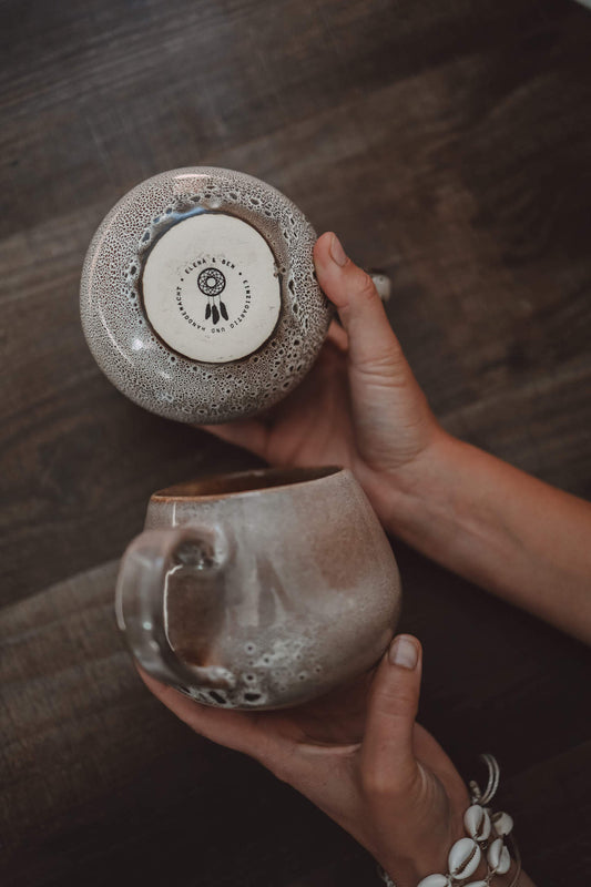 Große Ohana-Tasse KAFFEEGLÜCK (Kaffeebraun)