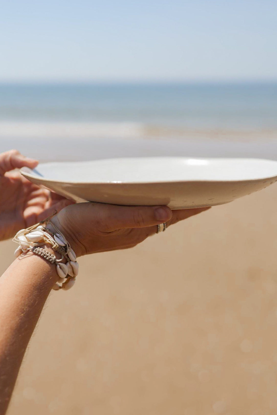 Großer Teller (Perlmutt matt)