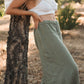 Leinenhose KALEA - Olive