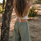Leinenhose KALEA - Olive
