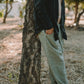 UNISEX Leinenhose FINDUS - Olive