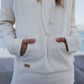 UNISEX Cord Hoodie FARO - Natur
