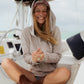 UNISEX Cord Hoodie FARO - Taupe