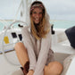 UNISEX Cord Hoodie FARO - Taupe