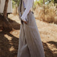 Leinen Overall FUSETA - Sand