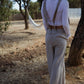 Leinen Overall FUSETA - Sand