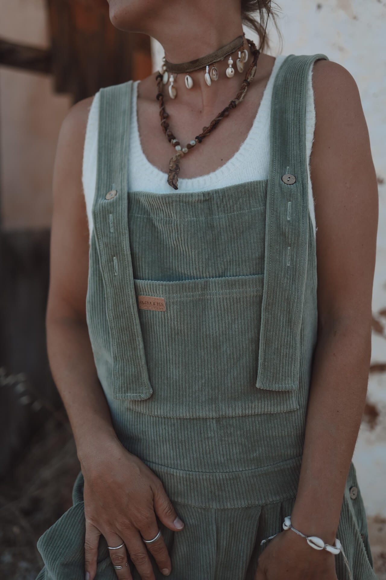 Cord Overall DESERTA - Olive
