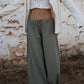 Leinenhose KALEA - Olive