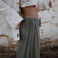 Leinenhose KALEA - Olive