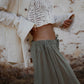 Leinenhose KALEA - Olive