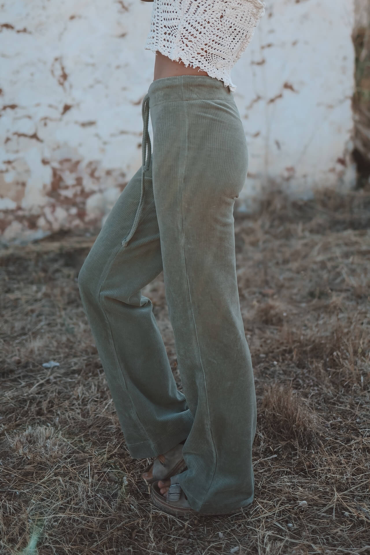 Cord Hose CULATRA - Olive