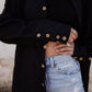 UNISEX Leinenhemd ARMONA - Schwarz