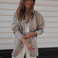 UNISEX Leinenhemd ARMONA - Taupe