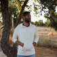 UNISEX Cord Hoodie FARO - Natur