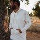 UNISEX Cord Hoodie FARO - Natur