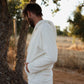UNISEX Cord Hoodie FARO - Natur