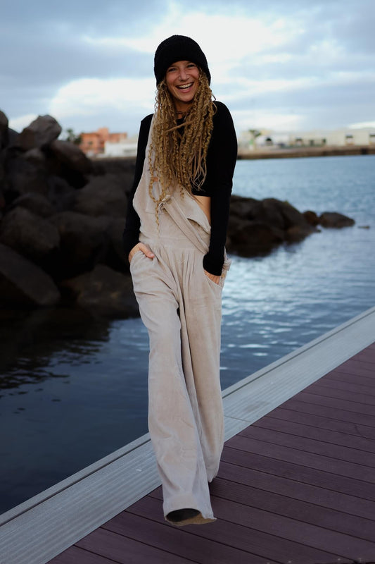 Cord Overall DESERTA - Taupe